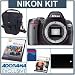Nikon D40X Digital SLR Camera Kit, with 1 GB SD Memory Card, Spare EN-EL9 Lithium-Ion Battery, Lowepro Holster-Style Case, 2 Nikon DVDs on Photography