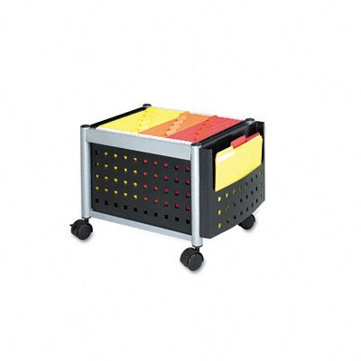 Safco 5371BL Safco Mini-Scoot Mobile File, 19w x14-3/4d x 14h, Black On Sale