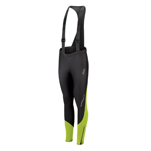 Gore Men's Phantom So Bibtights+ (Black/Neon Yellow, Medium) On Sale