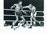 KID GAVILAN AUTOGRAPHED 8X10 BOXING PHOTO VS SUGAR RAY ROBINSON (BOXING)