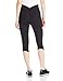 Ingrid & Isabel Women's Maternity Activewear Capri Leggings with Crossover Panel