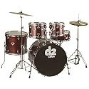 D2 Beginner 5 Piece Drum Set Blood Red