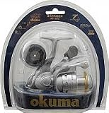 Okuma Fishing AV-30a-CL Avenger Series Spinning Reel Clam Pack (Small, Silver)