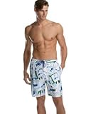 Nautica Allover Sail Swim Trunks