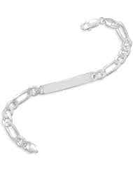 8" Figaro 220 ID Bracelet