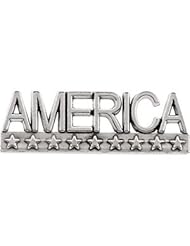 14K Yellow Gold America Lapel Pin