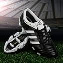 adidas adiPure II TRX FG Mens Football Boots Black/White/Gold 6 UK UK