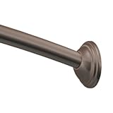 Moen DN2155OWB Inspirations Curved Shower Rod, Old World Bronze (Not CA / VT Compliant)