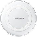 Samsung Wireless Charging Pad w/ 2A Wall Charger - Retail Packaging - White Pearl