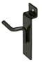 1" Slatwall Hook -Black -Box of 96