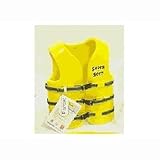 Texas Recreation Super Soft Adult Vinyl Coated Vests Size XS Chest 31 To 34 Color Yellow