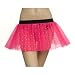 Fancy Dress Neon Sequin Tutu Big Size Fits 16-22 - Hot Pink