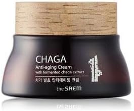 The Saem CHAGA Anti-aging Cream with fermented chaga extract/ Made in Korea