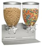 Zevro Dual Dry food Dispenser, Stainless Steel