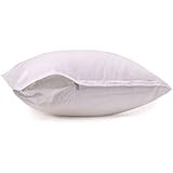 100% Cotton - Pillow Protector - Zippered Style - Set of 2 - 200 Thread Count ( Standard (20"x26"))
