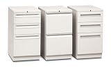 Mobile Pedestal, Box/Box File, 15x19 7/8x28, Charcoal (HON33720KS)