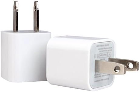 USBtraveller - USB charger (White) AC plug Universal Home &amp; Travel Charger - Ideal for iPhone 6S / iPhone 6S Plus /iPad/iPod - Lifetime Guarantee - 100% Satisfaction Guaranteed
