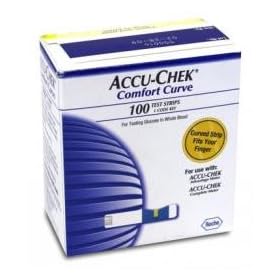 ACCU-CHEK COMFORT CURVE 100 TEST STRIPS