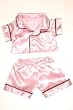Pink Satin Pj's fits 8" animal like webkinz, shining star, build-a-bear and Make Your Own Stuffed Animals