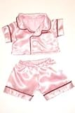 Pink Satin Pj's fits 8 animal like webkinz, shining star, build-a-bear and Make Your Own Stuffed Animals