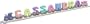 9 Letter Pastel Name and Track to Fit