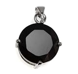 Round Black Onyx Stone Pendant