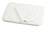 Argington Organic Bam Bassinet Waterproof Mattress Cover, White