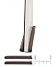 Hampton Direct 53341 Twin Draft Guard Insulating Device with Free Door Hook, Brown, 2-Pack