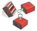 Industrial Grade 6YA69 Universal Magnet Assembly, Pull 100 Lb
