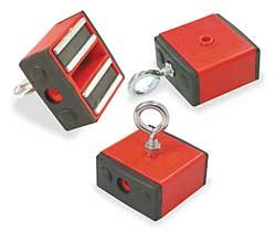 Industrial Grade 6YA69 Universal Magnet Assembly, Pull 100 Lb