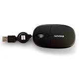 Soyntec Black Retractable Mini Mouse