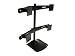 ERGOTRON BASE 28 POLE TWO PARAVIEW BOWS FOUR SLIDING BRACKETS DS100 Quad-Monitor Desk Stand