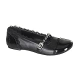 Demonia Shoes Womens DAISY-17, Lace Trim Upper W/Eyelet Strap Mary Jane