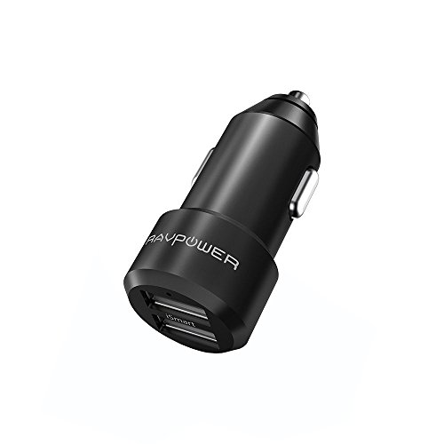 Ravpower 24w 4.8a aluminum alloy dual usb car charger w…