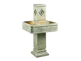 Kenroy Home Garden Star Outdoor Fountain in Limestone finish is 44 high and weighs 57 pounds #53215LS