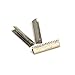 25mm or 1 inch No Loop Ribbon Clamp Crimps -- Silver