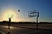 Wallmonkeys Peel and Stick Wall Decals - Silhouette of a Teen Boy Shooting a Basketball - Removable Graphic