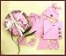 Organic Baby Gift Basket Pink - Japanese Orizuru Print 0-6m