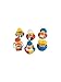24 Rubber Duckies Crazy Life Theme Assortment