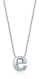 Alex Woo Little Letters Sterling Silver Letter E Pendant, 16