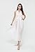 Jeasona(TM Women's Deep V-Neck Sexy Long Beach Dress/Swimsuit Cover Up White