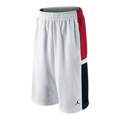 NIKE Herren Basketball Short Bankroll, whithe/red/black, M, 427579-101 Preisvergleich