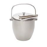 Review Kitchen Craft  / Barcraft Stainless Steel Ice Bucket with Lid & Tongs- gift boxed