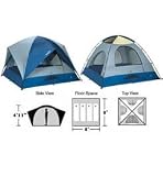 Eureka Sunrise 8 4-Person Tent with 4 windows