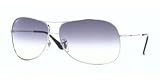 Review   / RAY BAN 3267 003/8G SILVER GRAY GRADIENT AVIATOR SUNGLASSES.