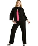 31PlhJKyz0L. SL160  JM Collection Plus Size Ponte Jacket & Pull On Pants