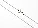 1mm thick solid sterling silver 925 Italian TRACE chain necklace chocker bracelet anklet with spring ring clasp jewelry - 15, 20, 25, 30, 35, 40, 45, 50, 55, 60, 65, 70, 75, 80, 85, 90, 95, 100cm