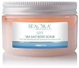 SeaOra Sea Salt Body Scrub Peach & Honey 11oz Jar