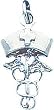 Sterling Silver Nurse Hat & Caduceus Charm