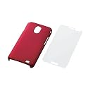 ELECOM au GALAXY S2 WiMAX ISW11SC シェルカバー マットレッド PA-SC11PVRRD